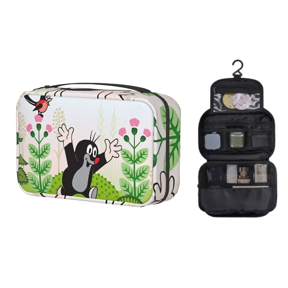 Happy Mole Cartoon Travel Cosmetic Bag Women Krtek Little Maulwurf Toiletry Makeup Organizer Ladies Beauty Storage Dopp Kit
Happy Mole Cartoon Travel Cosmetic Bag Women Krtek Little Maulwurf Toiletry Makeup Organizer Ladies Beauty Storage Dopp Kit