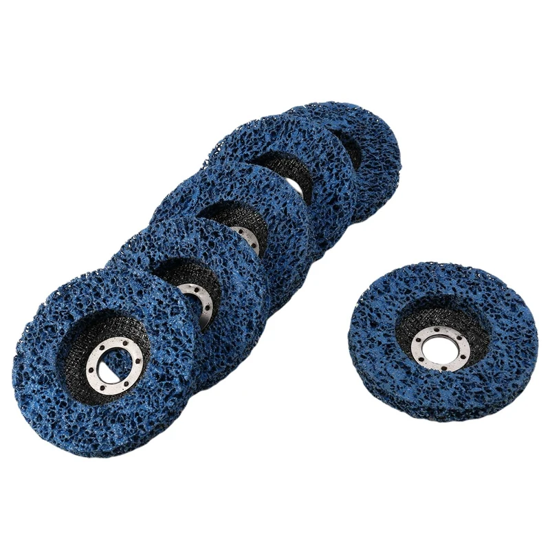 6PCS Strip Stripping Wheel 115Mm 4.5Inch Paint Removal Disc For Angle Grinder Clean Remove Paint Coating Rust Welds
6PCS Strip Stripping Wheel 115Mm 4.5Inch Paint Removal Disc For Angle Grinder Clean Remove Paint Coating Rust Welds