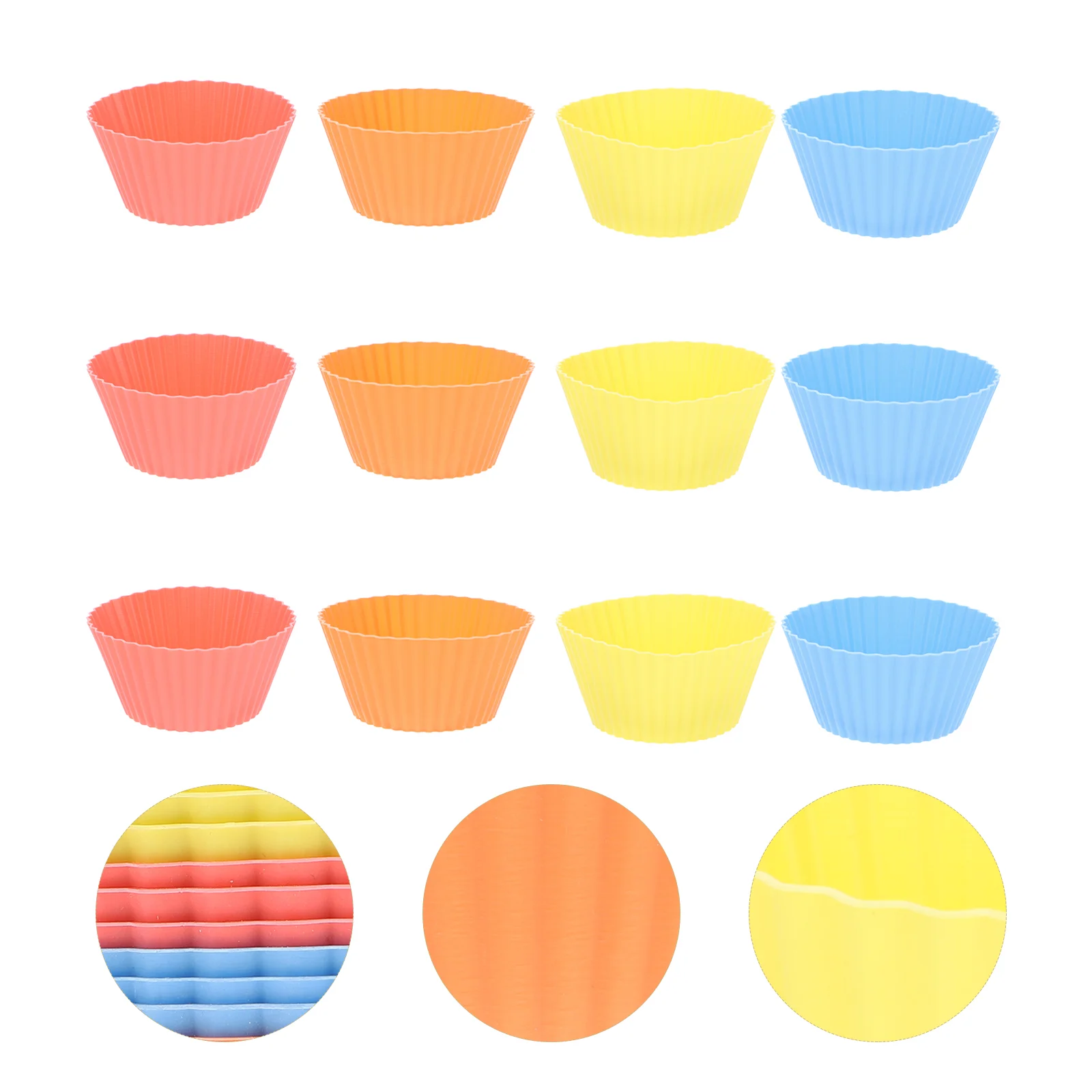 12pcs Silicone Baking Cups / Cupcake Liners Vibrant Muffin Molds in Storage Container (Mixed Color)
12pcs Silicone Baking Cups / Cupcake Liners Vibrant Muffin Molds in Storage Container (Mixed Color)