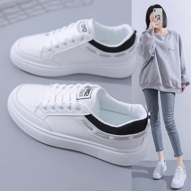2022 New Women's Small White Shoes Fashion PU Leather Casual Shoes Low-Top Female Student Sneakers Sweet Skateboarding Shoes
2022 New Women's Small White Shoes Fashion PU Leather Casual Shoes Low-Top Female Student Sneakers Sweet Skateboarding Shoes