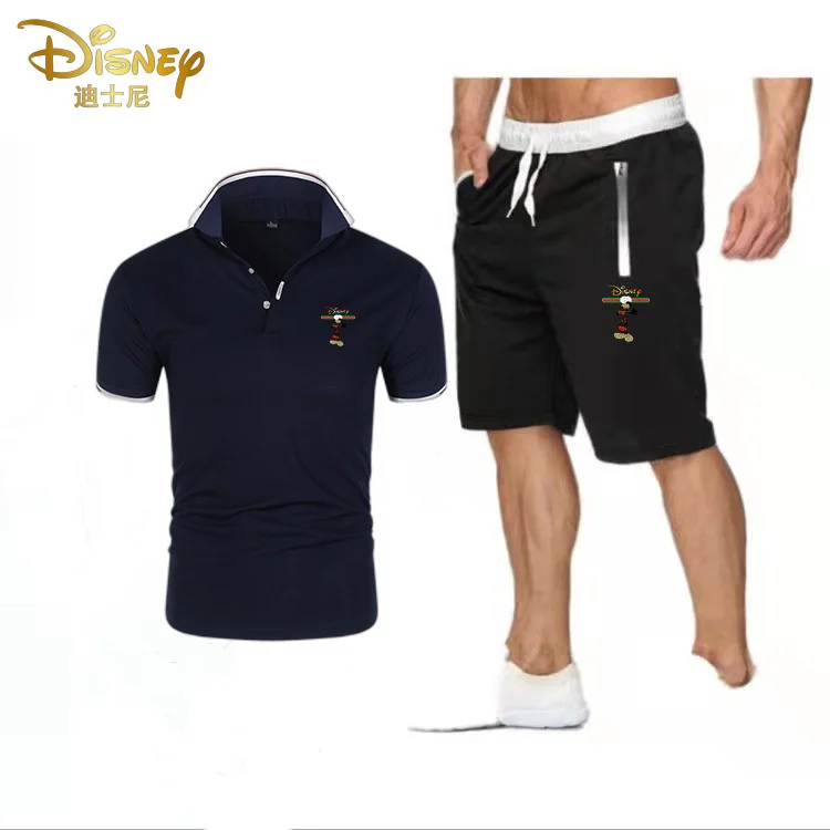 Disney Fashion Casual Sports Summer Mickey Mouse Print Set Men's Jogging Wear Gym Wear T-Shirt + Shorts 2pcs
Disney Fashion Casual Sports Summer Mickey Mouse Print Set Men's Jogging Wear Gym Wear T-Shirt + Shorts 2pcs
