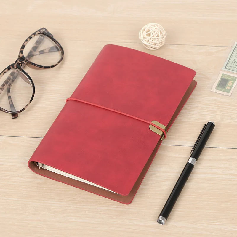 Vintage Notebook Notepad Soft Leather Binder Faux Leather Diary A6 Blank Kraft Paper Hand-written Ledger Notebooks Planner
Vintage Notebook Notepad Soft Leather Binder Faux Leather Diary A6 Blank Kraft Paper Hand-written Ledger Notebooks Planner