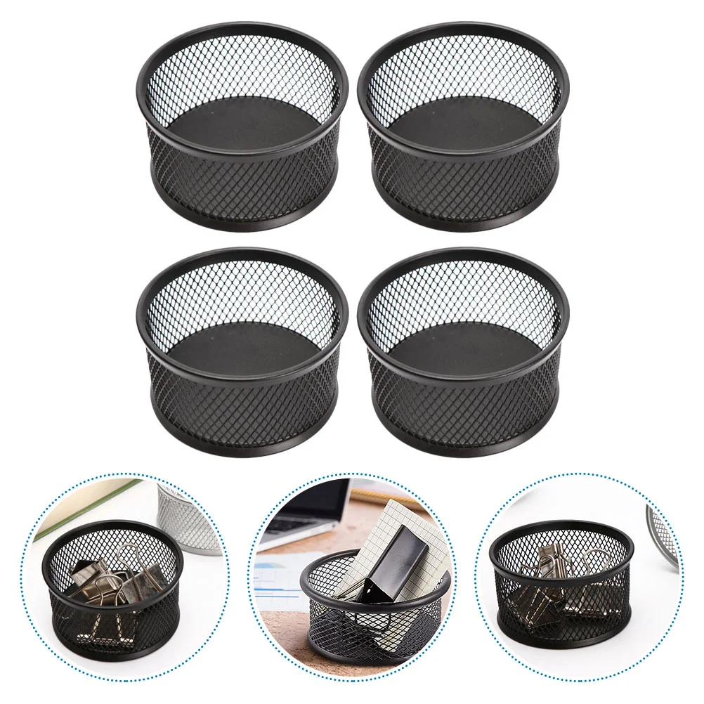 4 PCS Paper Clip Storage Bucket Paperclip Organizer Metal Brackets Home Desk Iron Multi-functional Dispenser Cup Office Black
4 PCS Paper Clip Storage Bucket Paperclip Organizer Metal Brackets Home Desk Iron Multi-functional Dispenser Cup Office Black