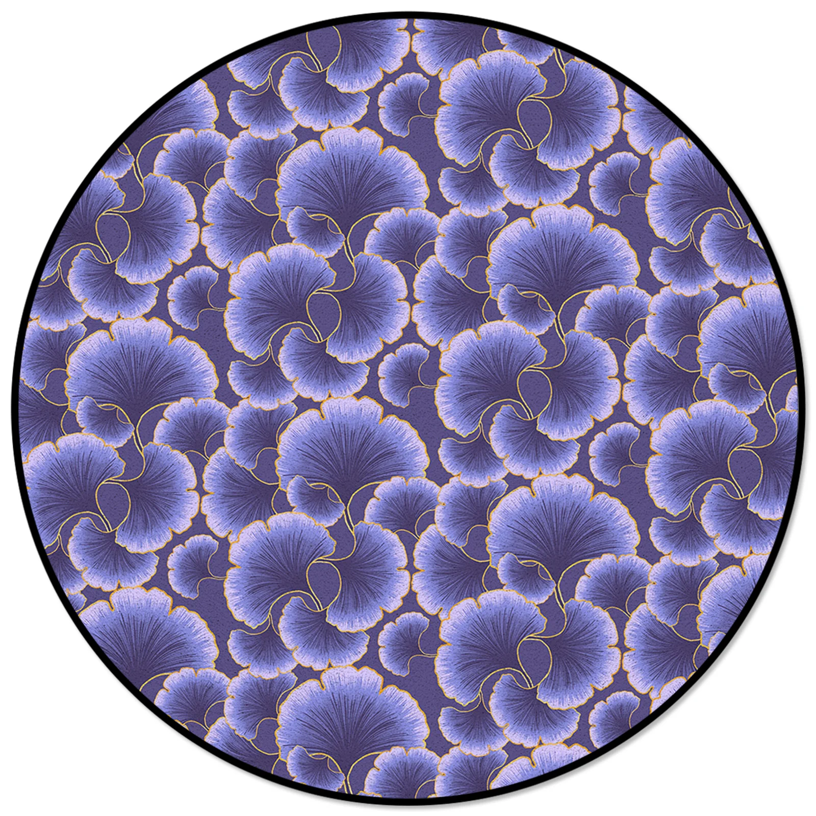 Texture Ginkgo Leaf Purple Luxury Texture Rugs And Carpets For Home Living Room Round Rugs For Children's Rooms Non-slip
Texture Ginkgo Leaf Purple Luxury Texture Rugs And Carpets For Home Living Room Round Rugs For Children's Rooms Non-slip