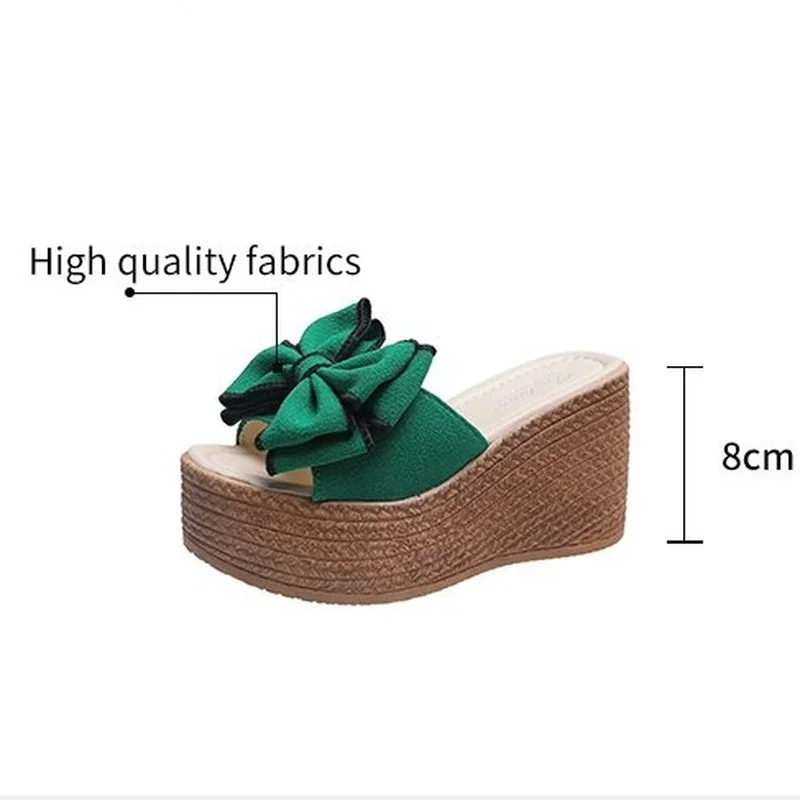 Summer Platform Wedge Open Toe Sandals and Slippers Women's Fashion Butterfly Women's Slippers Height Increase Women's Shoes
Summer Platform Wedge Open Toe Sandals and Slippers Women's Fashion Butterfly Women's Slippers Height Increase Women's Shoes