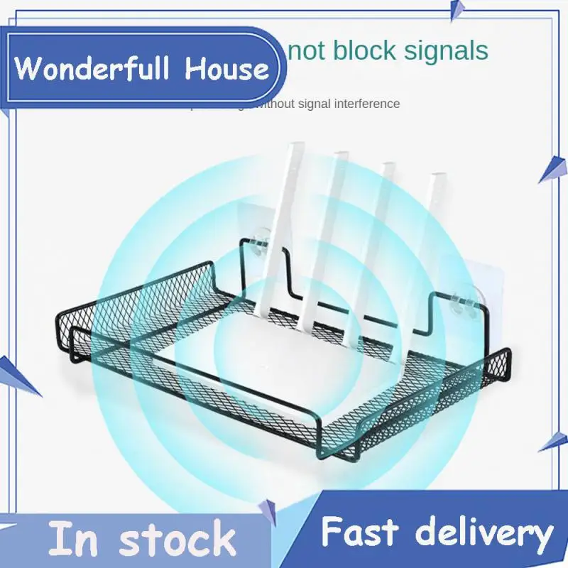 Punch Free Stand Wall Mounted Storage Holders Storage Rack Metal Rack Router Bracket Portable Wall Holder
Punch Free Stand Wall Mounted Storage Holders Storage Rack Metal Rack Router Bracket Portable Wall Holder