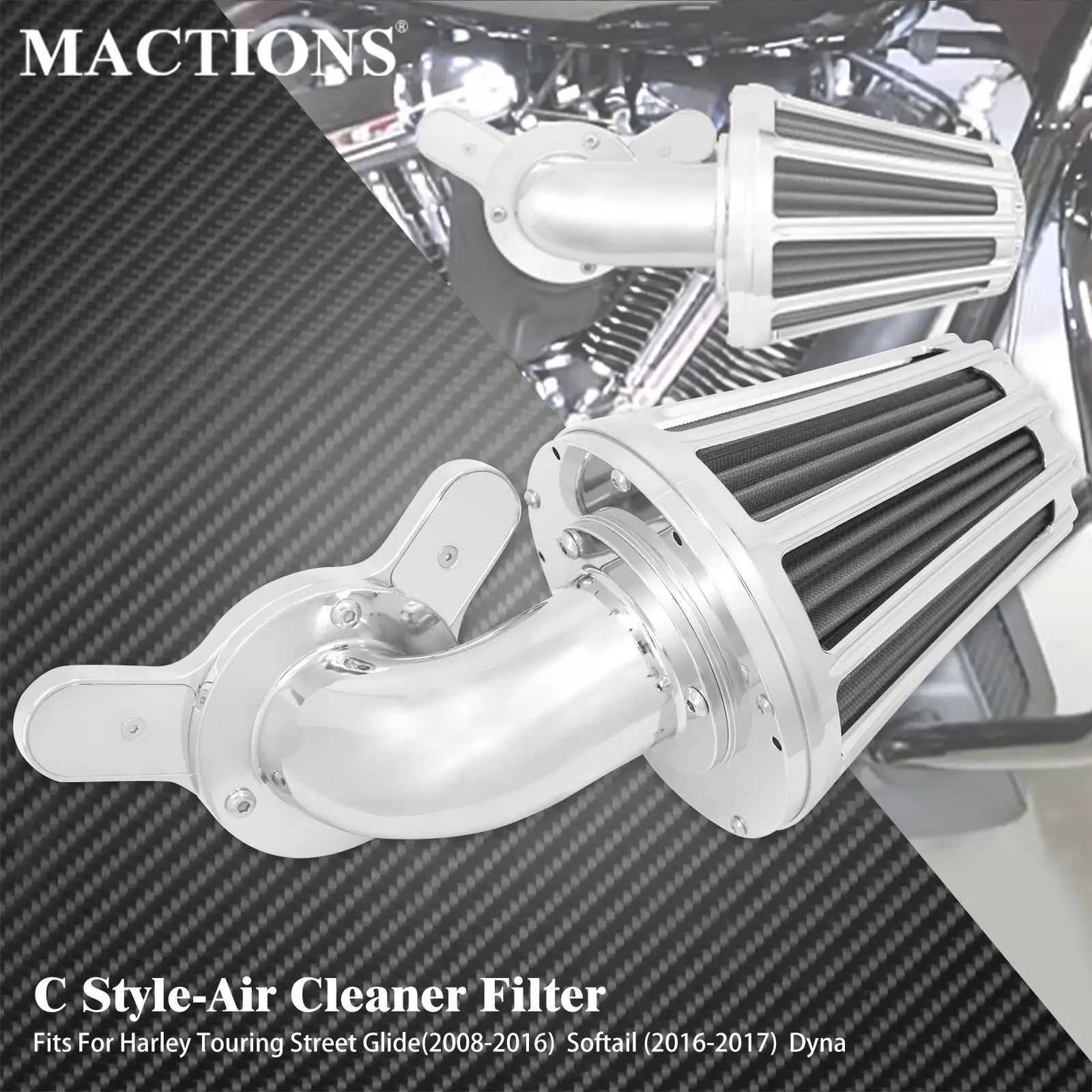 Мотоцикл хромированный воздухоочиститель Впускной фильтр для Harley Touring Softail Dyna FXDLS Road King Electra Street Glide Breakout Slim
Мотоцикл хромированный воздухоочиститель Впускной фильтр для Harley Touring Softail Dyna FXDLS Road King Electra Street Glide Breakout Slim