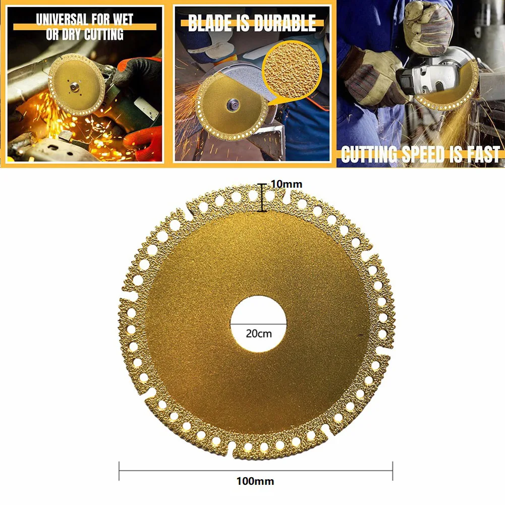 2PCS Diamond Cutting Disc Wet Dry Cutting Durable Porcelain Saw Blade For Marble Ceramic Tile Cast Iron Faster-cutting
2PCS Diamond Cutting Disc Wet Dry Cutting Durable Porcelain Saw Blade For Marble Ceramic Tile Cast Iron Faster-cutting
