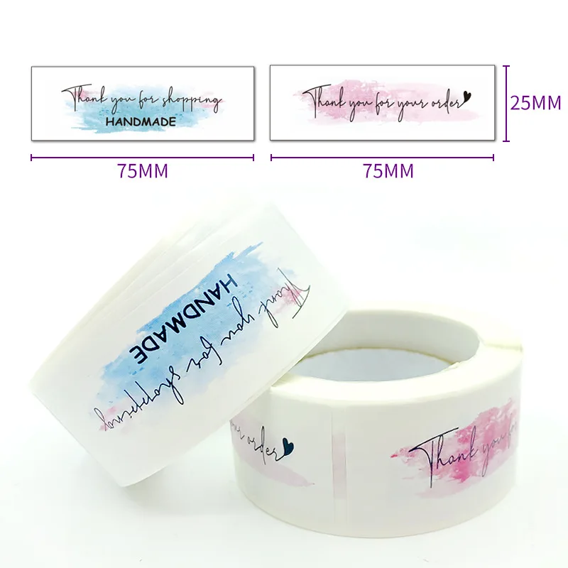 120 Pcs/Roll Pink "thank You for Your Order" Sticker for Supporting Your Business Package sealing Labels
120 Pcs/Roll Pink "thank You for Your Order" Sticker for Supporting Your Business Package sealing Labels