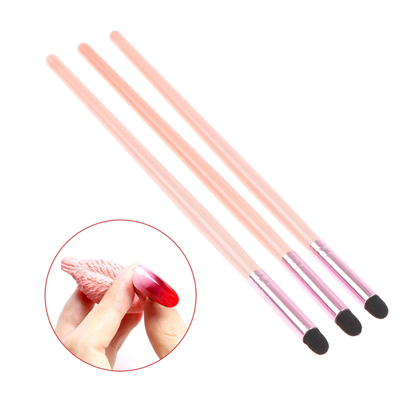 3pc Gradient Nail Brushes Manicure Dotting Sponge Manicure Tools UV Gel Nail Brushes For Nail Art Smudge Pen Brush
3pc Gradient Nail Brushes Manicure Dotting Sponge Manicure Tools UV Gel Nail Brushes For Nail Art Smudge Pen Brush