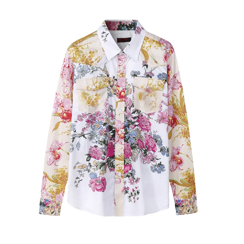 Мужская одежда в европейском и американском стиле, однобортная рубашка с длинным рукавом, отложным воротником и цветочным принтом, Новинка лета 2022
Мужская одежда в европейском и американском стиле, однобортная рубашка с длинным рукавом, отложным воротником и цветочным принтом, Новинка лета 2022