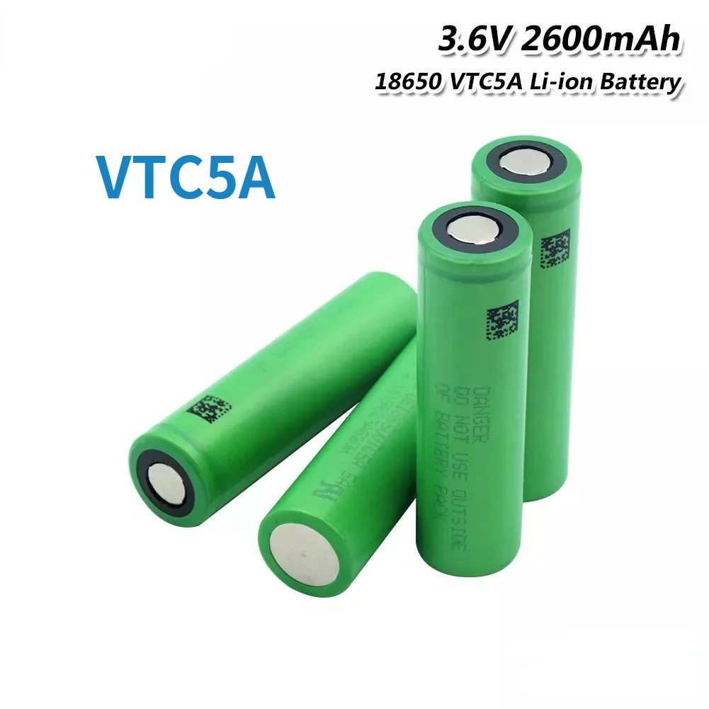 3.7V18650 Rechargeable Lithium Battery VTC5 2600MAH High Capacity Replace for LED Lamp Flashlight for Laser Pen Small Fan Tools
3.7V18650 Rechargeable Lithium Battery VTC5 2600MAH High Capacity Replace for LED Lamp Flashlight for Laser Pen Small Fan Tools