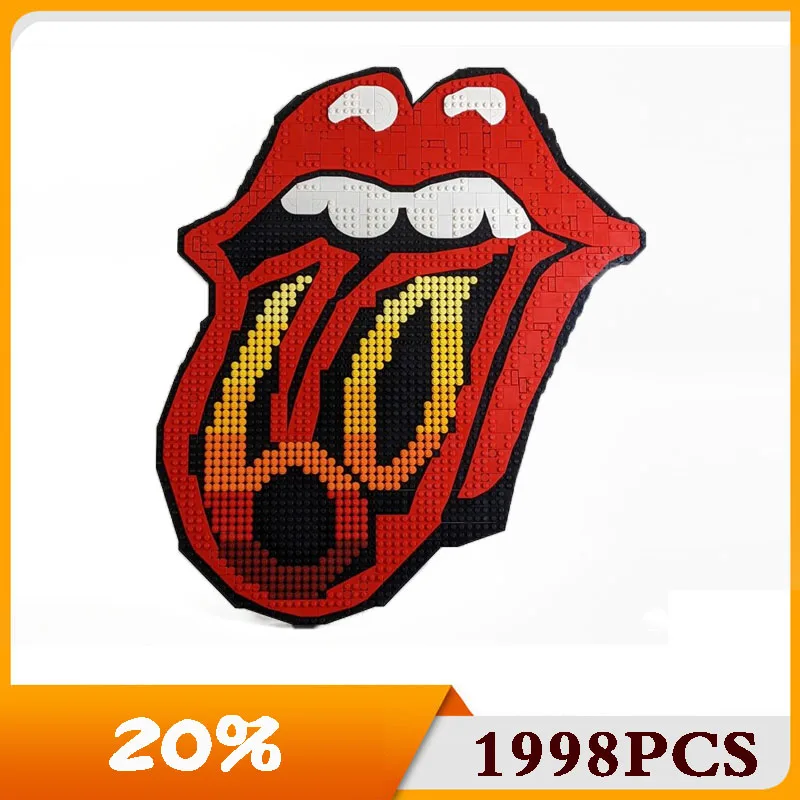 2022 Art Band 31206 1998pcs Building Blocks Set Wall Art Rolling Stones Souvenir Hobby Gift for Rock Music Fans and Adults
2022 Art Band 31206 1998pcs Building Blocks Set Wall Art Rolling Stones Souvenir Hobby Gift for Rock Music Fans and Adults