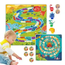 Escape Board Game For Kids Colorful Racing Game Logic Family Board Game Dinosaur Escape Cooperative Game Colorful Racing Game