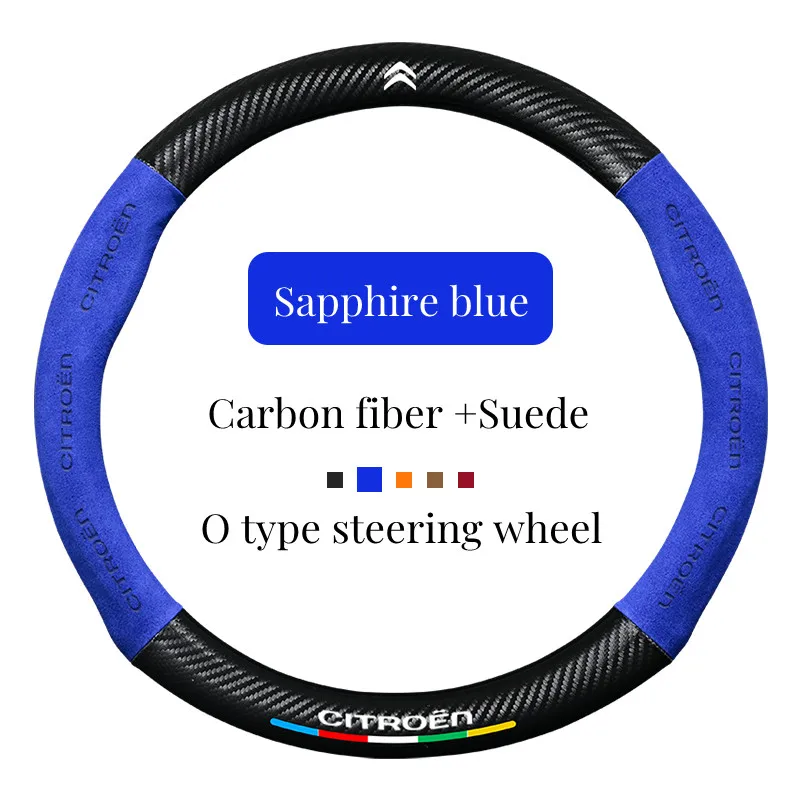 Auto Suede Carbon Fiber Non-slip Steering Wheel Cover For Citroen C1 C2 C3 Picasso Cactus Vts Aircross C3-XR C4L car Accessories
Auto Suede Carbon Fiber Non-slip Steering Wheel Cover For Citroen C1 C2 C3 Picasso Cactus Vts Aircross C3-XR C4L car Accessories
