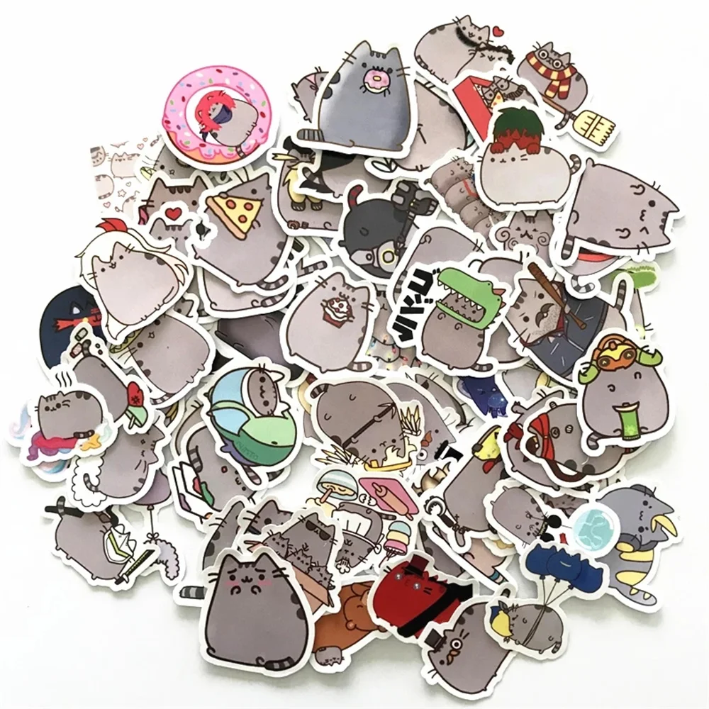 100Pcs/lot Cartoon Cat Stickers Waterproof Skateboard Motorcycle Guitar Luggage Laptop Bicycle Sticker Kids Toys
100Pcs/lot Cartoon Cat Stickers Waterproof Skateboard Motorcycle Guitar Luggage Laptop Bicycle Sticker Kids Toys