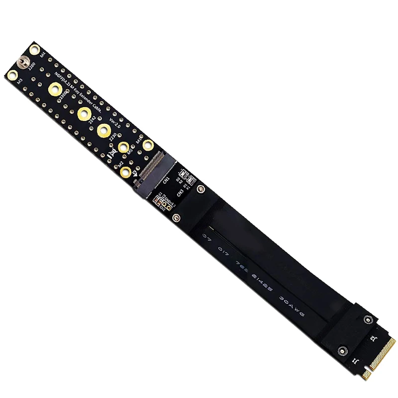 M.2(NGFF) ключ M Nvme SSD удлинитель кабеля Pcie3.0 X4 полная скорость 4 поддерживает только M.2 ключ M интерфейс SSD
M.2(NGFF) ключ M Nvme SSD удлинитель кабеля Pcie3.0 X4 полная скорость 4 поддерживает только M.2 ключ M интерфейс SSD