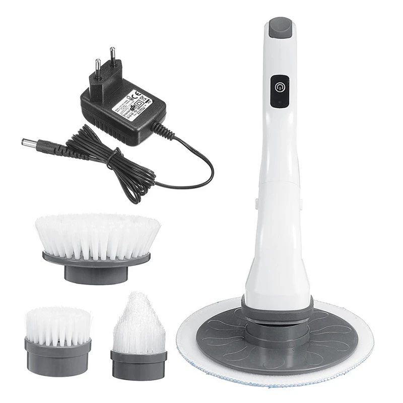 Electric Cleaning Brush Waterproof Cleaner Rotating Scrubber Cleaning Brush Bathroom Cleaning Tools Set EU Plug
Electric Cleaning Brush Waterproof Cleaner Rotating Scrubber Cleaning Brush Bathroom Cleaning Tools Set EU Plug