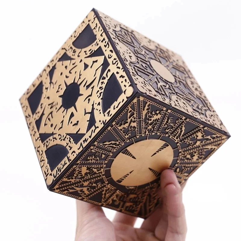 Lock Puzzle Box from Hellraiser Moveable Lament Terror Film Serie Functional Pinhead Model 1:1 Figure Toys for Children Gift
Lock Puzzle Box from Hellraiser Moveable Lament Terror Film Serie Functional Pinhead Model 1:1 Figure Toys for Children Gift
