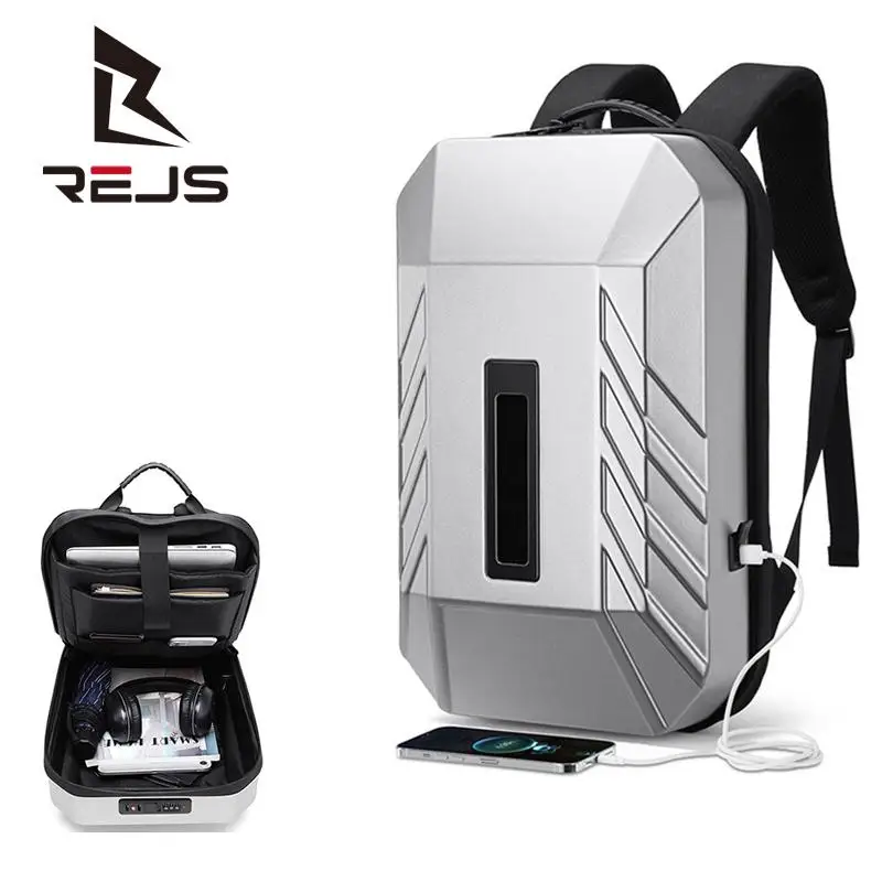 REJS Hard Shell Backpack with Usb Charging 15 Inch Laptop Backpack Waterproof Anti-Theft Men Business Bag School Mochilas Hombre
REJS Hard Shell Backpack with Usb Charging 15 Inch Laptop Backpack Waterproof Anti-Theft Men Business Bag School Mochilas Hombre