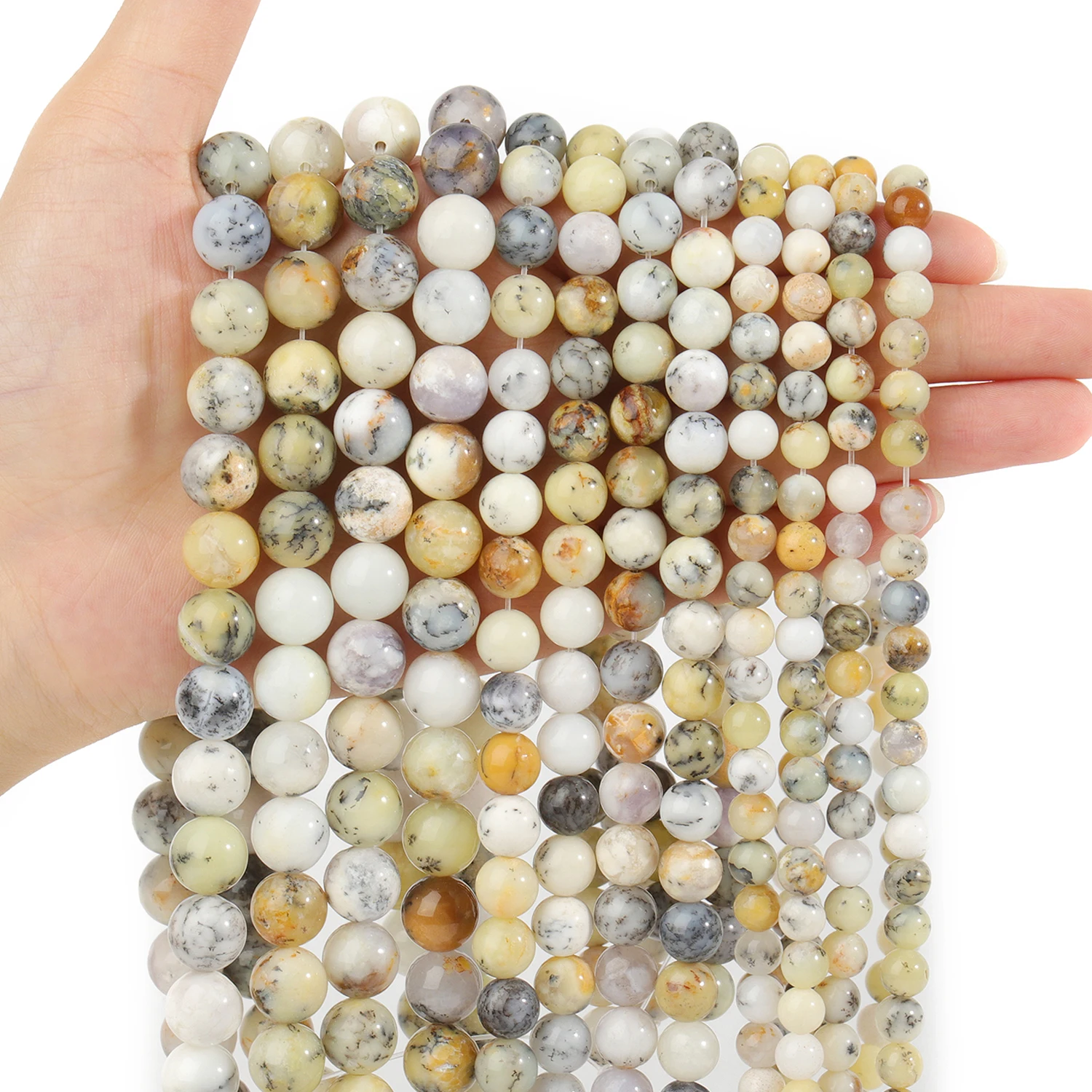 6/8/10mm AA White Opal Beads Natural Stone Round Loose Beads For Jewelry Making Supplies Diy Gift Charms Bracelets Accessories
6/8/10mm AA White Opal Beads Natural Stone Round Loose Beads For Jewelry Making Supplies Diy Gift Charms Bracelets Accessories