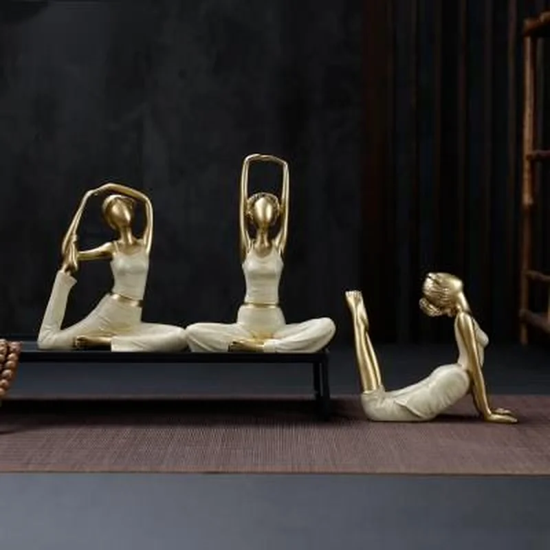 Home Decoration Kawaii Girl Statuette Yoga Modern Resin Sculpture Dolls Yoga Beauty Marriage Present
Home Decoration Kawaii Girl Statuette Yoga Modern Resin Sculpture Dolls Yoga Beauty Marriage Present