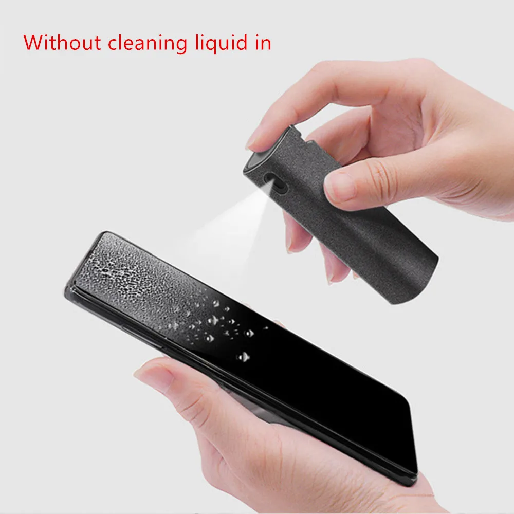 2 In 1 Mobile Phone Screen Cleaner Spray Bottle Microfiber Computer Dust Removal Cleaning Glasses Wipes Without Cleaning Liquid
2 In 1 Mobile Phone Screen Cleaner Spray Bottle Microfiber Computer Dust Removal Cleaning Glasses Wipes Without Cleaning Liquid