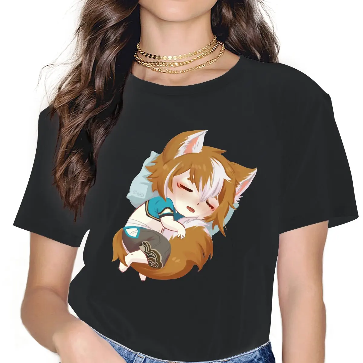 Gorou Sleepy Female Shirts Genshin Impact Game Loose Vintage Women Clothing Harajuku Casual Feminine Blusas
Gorou Sleepy Female Shirts Genshin Impact Game Loose Vintage Women Clothing Harajuku Casual Feminine Blusas