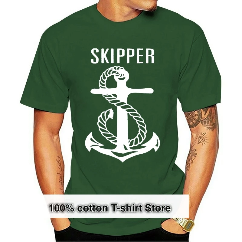 T Shirt Of The Day Casual Skipper Anchor Nautical Theme Men Short O-Neck Tee Shirts
T Shirt Of The Day Casual Skipper Anchor Nautical Theme Men Short O-Neck Tee Shirts