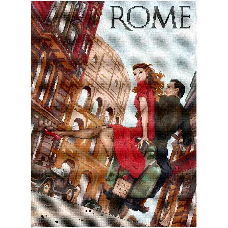 Roman Holiday NKF Couple Character Cross Stitch Kits 14ct Counted 16ct 11ct Stamped Fabric Set DIY Embroidery Home Decor Crafts
Roman Holiday NKF Couple Character Cross Stitch Kits 14ct Counted 16ct 11ct Stamped Fabric Set DIY Embroidery Home Decor Crafts