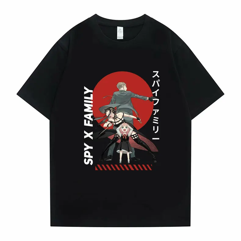 Hot Japan Anime Spy X Family Anya Forger Yor Forger Loid Forger Printed Tshirt Kawaii Cute Unisex Fashion Pure Cotton T-shirts
Hot Japan Anime Spy X Family Anya Forger Yor Forger Loid Forger Printed Tshirt Kawaii Cute Unisex Fashion Pure Cotton T-shirts