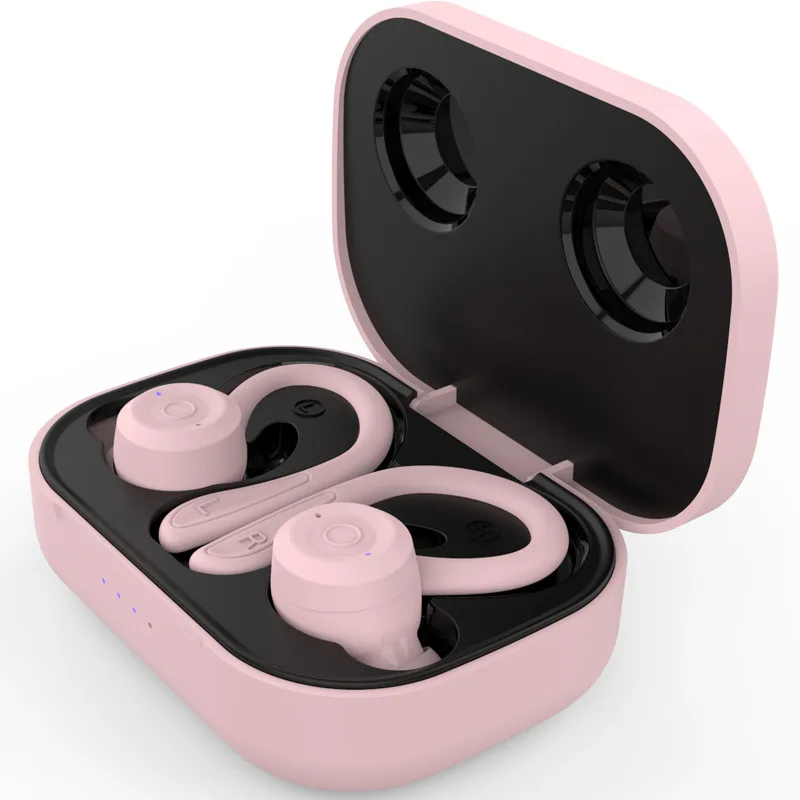 TWS Bluetooth V5.0 Ear Hook Headphones 3D Stereo Sports Wireless Earphones With Dual Mic Call Touch Control Earbuds MS-T20
TWS Bluetooth V5.0 Ear Hook Headphones 3D Stereo Sports Wireless Earphones With Dual Mic Call Touch Control Earbuds MS-T20