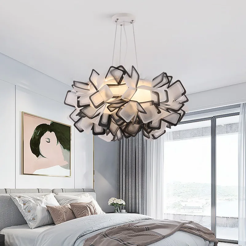 Lamp Home Decor Hanging Lighting Living Design Flower LED Chandeliers Light Pendant Room Ceiling Acrylic Lampshade Shape Bedroom
Lamp Home Decor Hanging Lighting Living Design Flower LED Chandeliers Light Pendant Room Ceiling Acrylic Lampshade Shape Bedroom