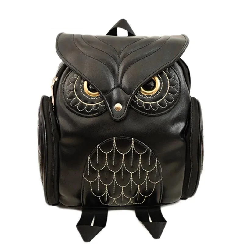 Women's Backpack Owl Travel Bag Newest Stylish Cool Black Fashion Owl Backpack PU Leather School Bags Trade Women Shoulder Bag
Women's Backpack Owl Travel Bag Newest Stylish Cool Black Fashion Owl Backpack PU Leather School Bags Trade Women Shoulder Bag