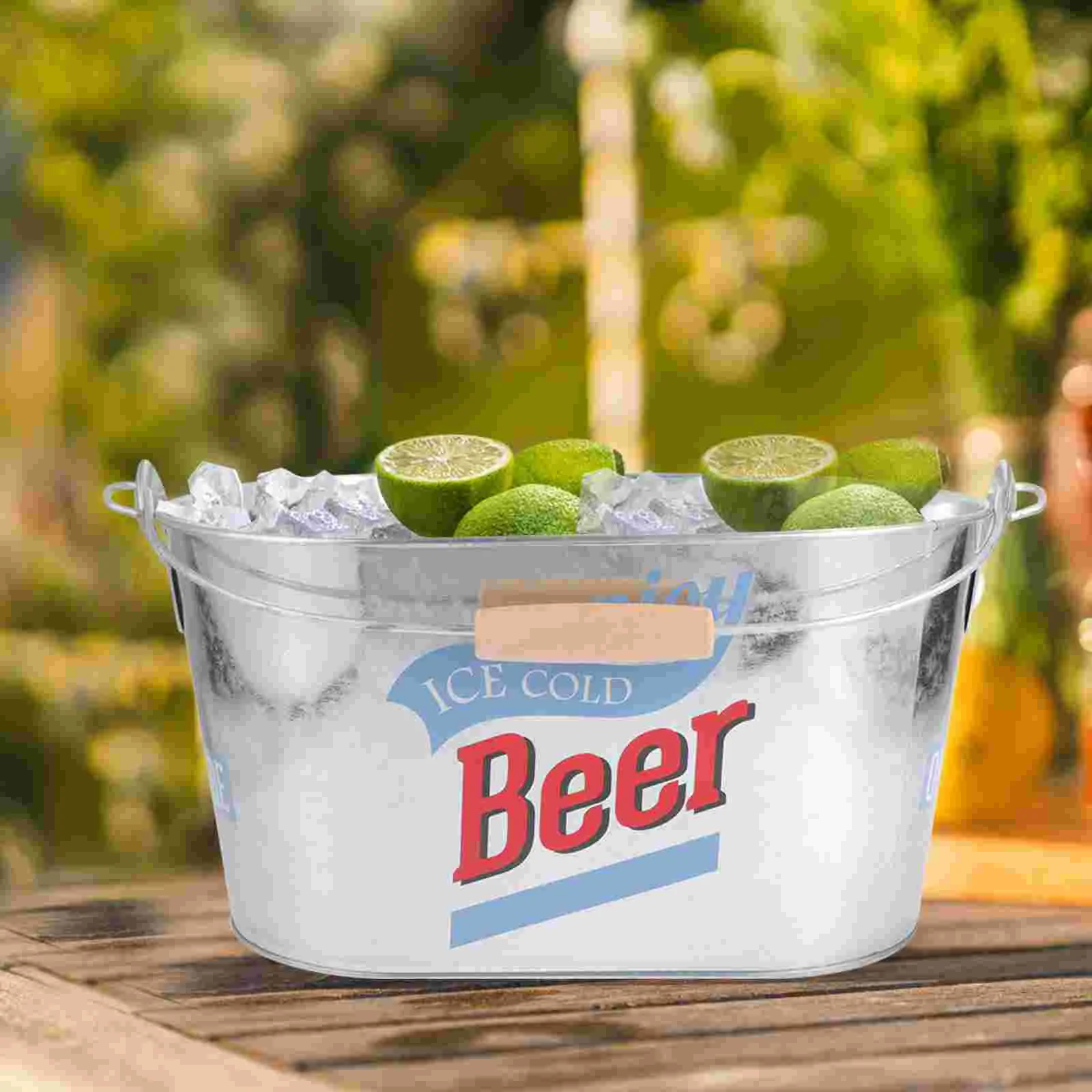 Ice Bucket Champagne Cube Bar Supply Handheld Container Metal Party Holder
Ice Bucket Champagne Cube Bar Supply Handheld Container Metal Party Holder