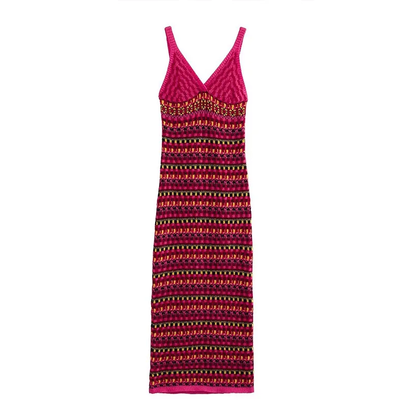 Summer Women's 2023 New Casual Halter V-Neck Backless Long Slim Knit Dress Sexy And Elegant
Summer Women's 2023 New Casual Halter V-Neck Backless Long Slim Knit Dress Sexy And Elegant