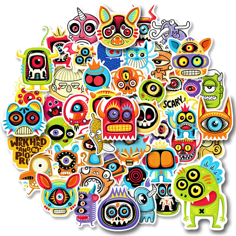 10/30/50PCS Cute And Funny Cartoon Little Monster Graffiti Stickers Suitcase Laptop Mug Helmet Skateboard Waterproof Wholesale
10/30/50PCS Cute And Funny Cartoon Little Monster Graffiti Stickers Suitcase Laptop Mug Helmet Skateboard Waterproof Wholesale