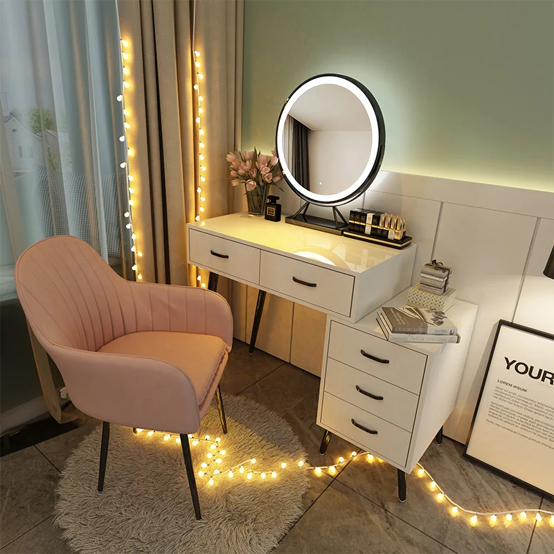 Charm Multifunctional Dressing Table Bedroom Makeup Girl Drawer Dressing Table Luxury Nordic Girl Toaletka Home Furniture
Charm Multifunctional Dressing Table Bedroom Makeup Girl Drawer Dressing Table Luxury Nordic Girl Toaletka Home Furniture