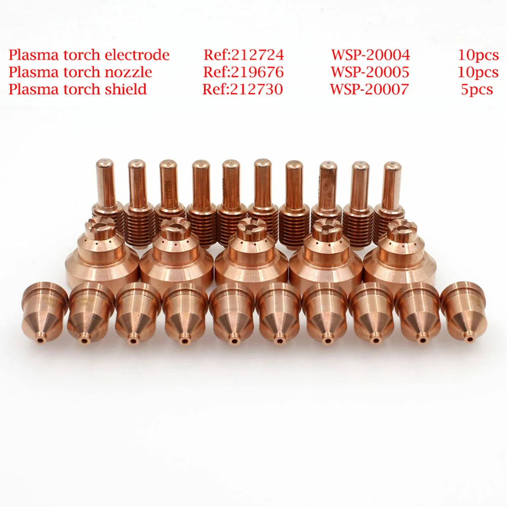 25pcs 212724 219676 212730 Plasma Cutter Electrode For Miller ICE - 60t/80t Standard Plasma Cutting Consumables
25pcs 212724 219676 212730 Plasma Cutter Electrode For Miller ICE - 60t/80t Standard Plasma Cutting Consumables