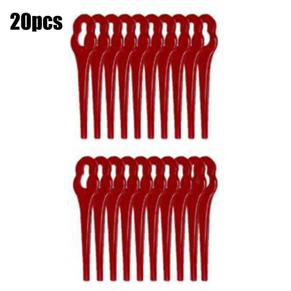 

20 Pcs Lawn Mower Blades Replacement Knives For IKRA HURRICANE HATI 18 Li Battery Lawn Trimmer Grass Trimmer Accessories