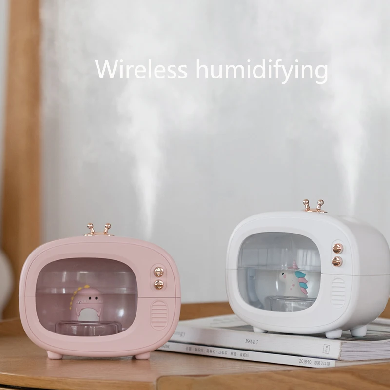 Portable Cute Desktop Humidifier for Home and Office Mini USB Rechargeable Wireless Aroma Diffuser with Warm Night Light
Portable Cute Desktop Humidifier for Home and Office Mini USB Rechargeable Wireless Aroma Diffuser with Warm Night Light