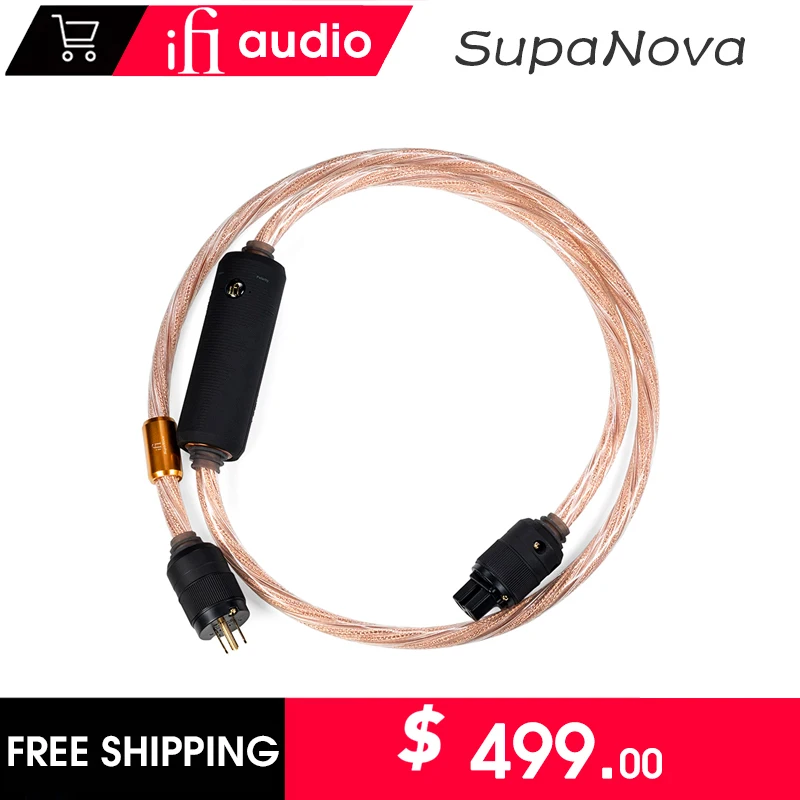iFi SupaNova HiFi Audio Active Filtered Power Cable Balance Pure Copper ANC II Noise Reduction Line Safety Surge Protection
iFi SupaNova HiFi Audio Active Filtered Power Cable Balance Pure Copper ANC II Noise Reduction Line Safety Surge Protection