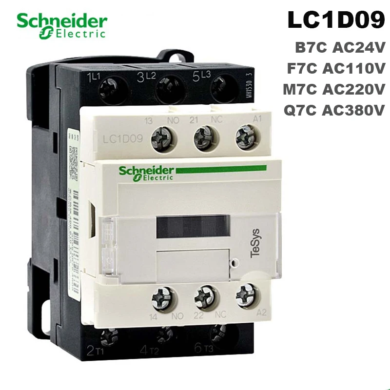 Schneider Electric Tr09m7c Q7C F7C B7C Coil 220V 380 110AC 50/60Hz Relay Kontaktor Rtesys 3P 9A 1NO + 1NC Beban Standar LC1D
Schneider Electric Tr09m7c Q7C F7C B7C Coil 220V 380 110AC 50/60Hz Relay Kontaktor Rtesys 3P 9A 1NO + 1NC Beban Standar LC1D