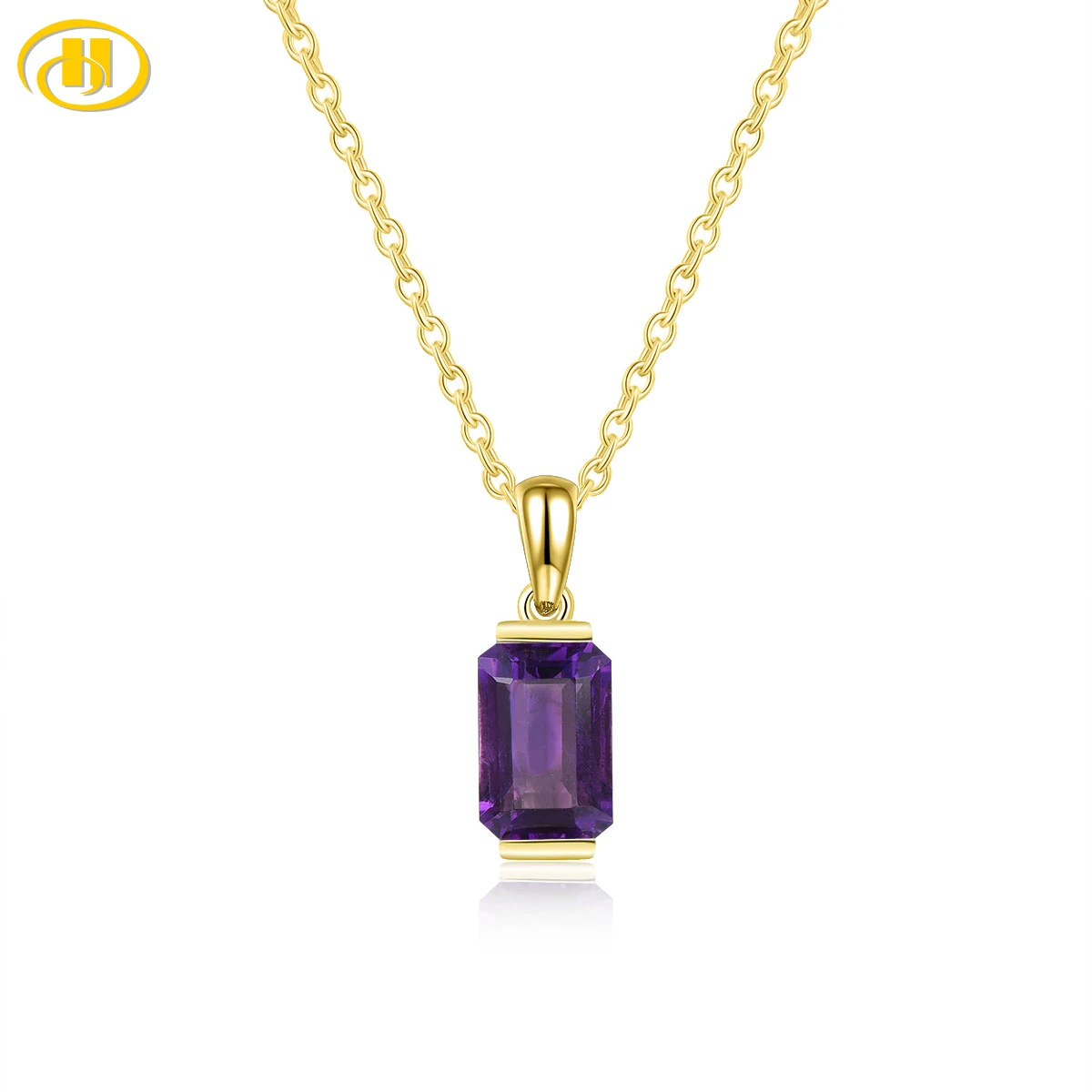 Natural African Amethyst Customized Pendant 9K 14K 18K Yellow Gold No Chain Genuine Crystal Classic Anniversary Women Gift
Natural African Amethyst Customized Pendant 9K 14K 18K Yellow Gold No Chain Genuine Crystal Classic Anniversary Women Gift