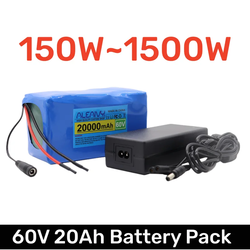 60V 16S2P 20Ah 18650 литий-ионный аккумулятор с 30A BMS для электроскутера Ebike 750W 1500 Вт
60V 16S2P 20Ah 18650 литий-ионный аккумулятор с 30A BMS для электроскутера Ebike 750W 1500 Вт