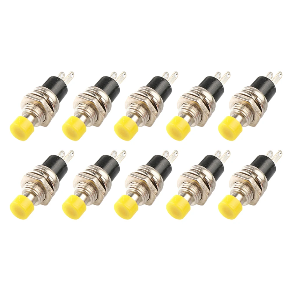 6 PCS 7MM Mini Round Momentary Push Button Switch Press The Self-Reset Normally Open 1NO Normally Closed 1NC Micro Switchs
6 PCS 7MM Mini Round Momentary Push Button Switch Press The Self-Reset Normally Open 1NO Normally Closed 1NC Micro Switchs