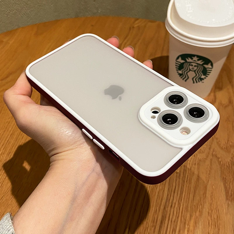 Luxury Matte Translucent Silicone Bumper Case for iPhone 13 12 11 Pro XS Max X XR 7 8 Plus Camera Protection Shockproof Cover
Luxury Matte Translucent Silicone Bumper Case for iPhone 13 12 11 Pro XS Max X XR 7 8 Plus Camera Protection Shockproof Cover