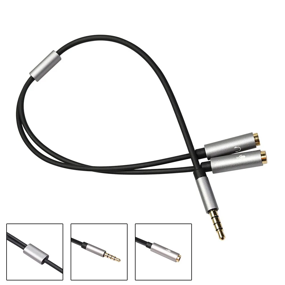 3.5mm Stereo Jack Male To 2 Female Mic AUX/Headphone Splitter TPE Cable Lead Cable For Laptops Tablets Smart Phones Macbooks
3.5mm Stereo Jack Male To 2 Female Mic AUX/Headphone Splitter TPE Cable Lead Cable For Laptops Tablets Smart Phones Macbooks