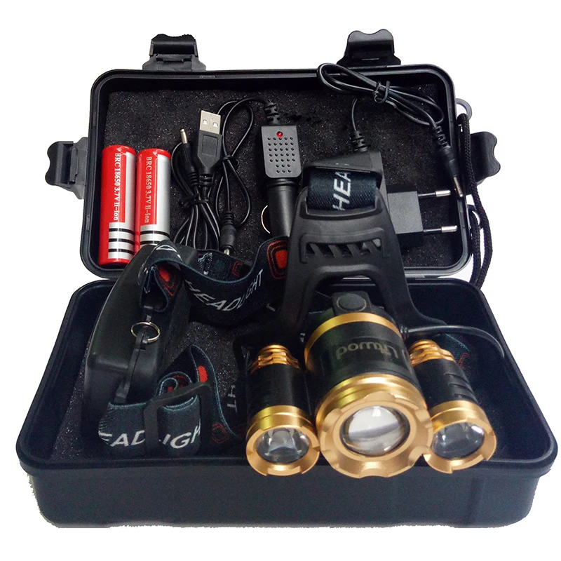 Zoomable Led Headlamp 747-TJ3D Headlight Head Flashlight Torch Lamp XM-T6 Use Rechargeable 18650 Battery Charger Cable Gift Box
Zoomable Led Headlamp 747-TJ3D Headlight Head Flashlight Torch Lamp XM-T6 Use Rechargeable 18650 Battery Charger Cable Gift Box