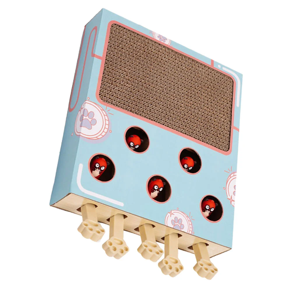 Cat Toy Catching Scratching Scratcher Interactive Mole Teaser Funny Kitten Game Whack Board Scratch Puzzles Pad Plaything Toys
Cat Toy Catching Scratching Scratcher Interactive Mole Teaser Funny Kitten Game Whack Board Scratch Puzzles Pad Plaything Toys